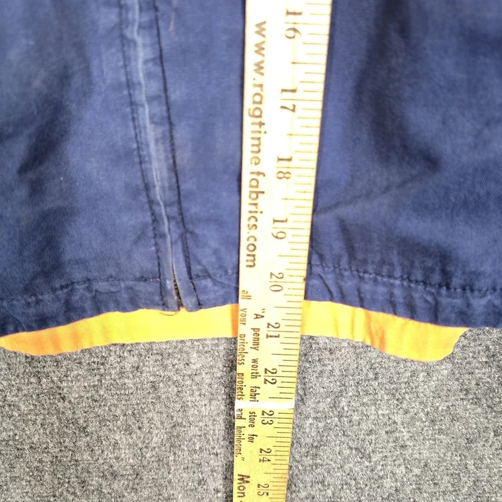 VTG Polo‎ Ralph Lauren Jacket Boys Small Reversible Full Zip Hooded Blue Orange